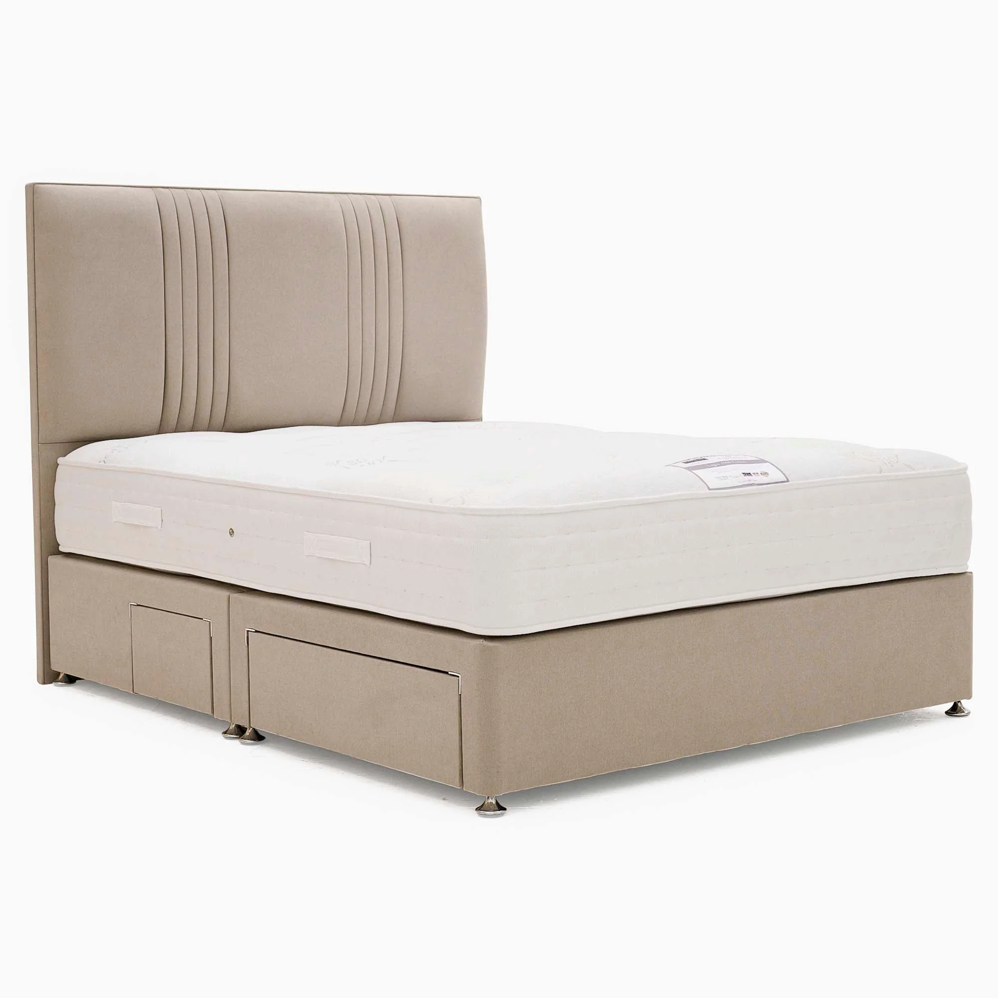 Highgrove Lagos Divan Bed Set - Divan Set 150 x 200cm - King