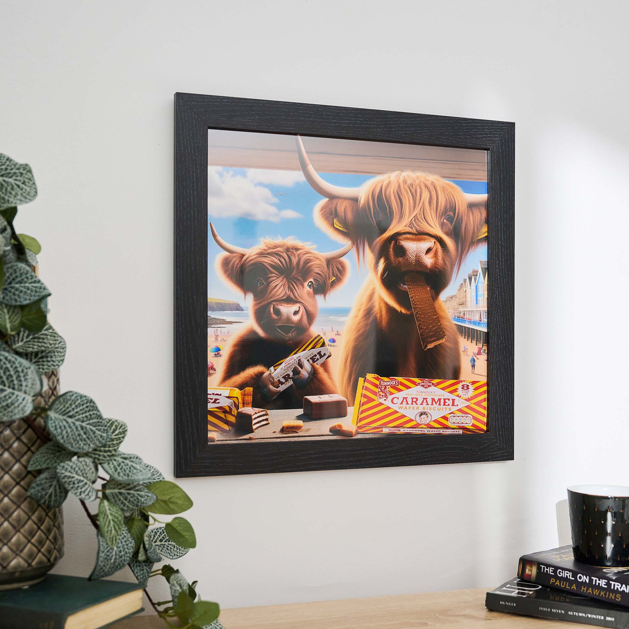 Highland Cow With Tunnocks - Highland Cows With Tunnocks 40x40