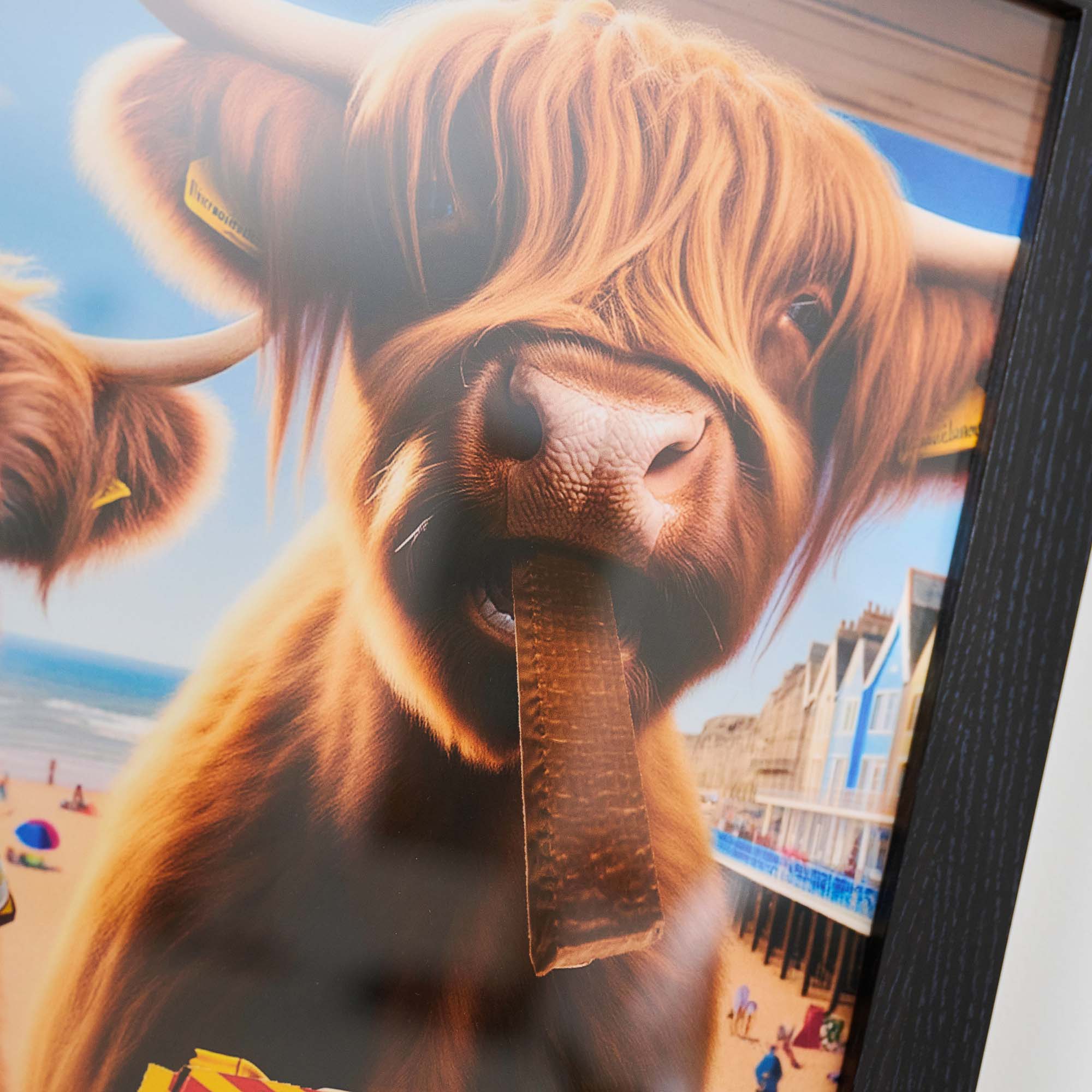 Highland Cow With Tunnocks - Highland Cows With Tunnocks 40x40 - Image 3