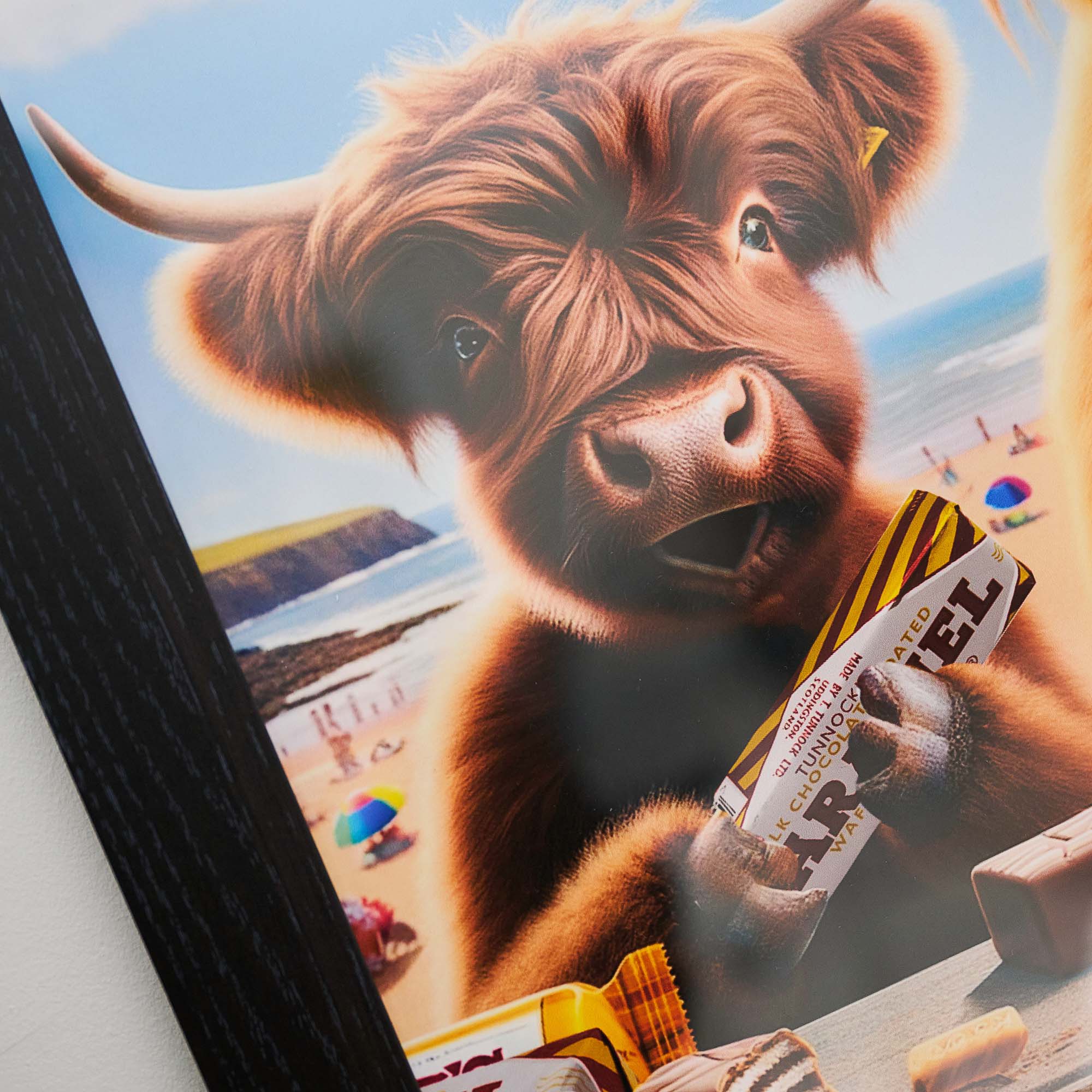 Highland Cow With Tunnocks - Highland Cows With Tunnocks 40x40 - Image 4