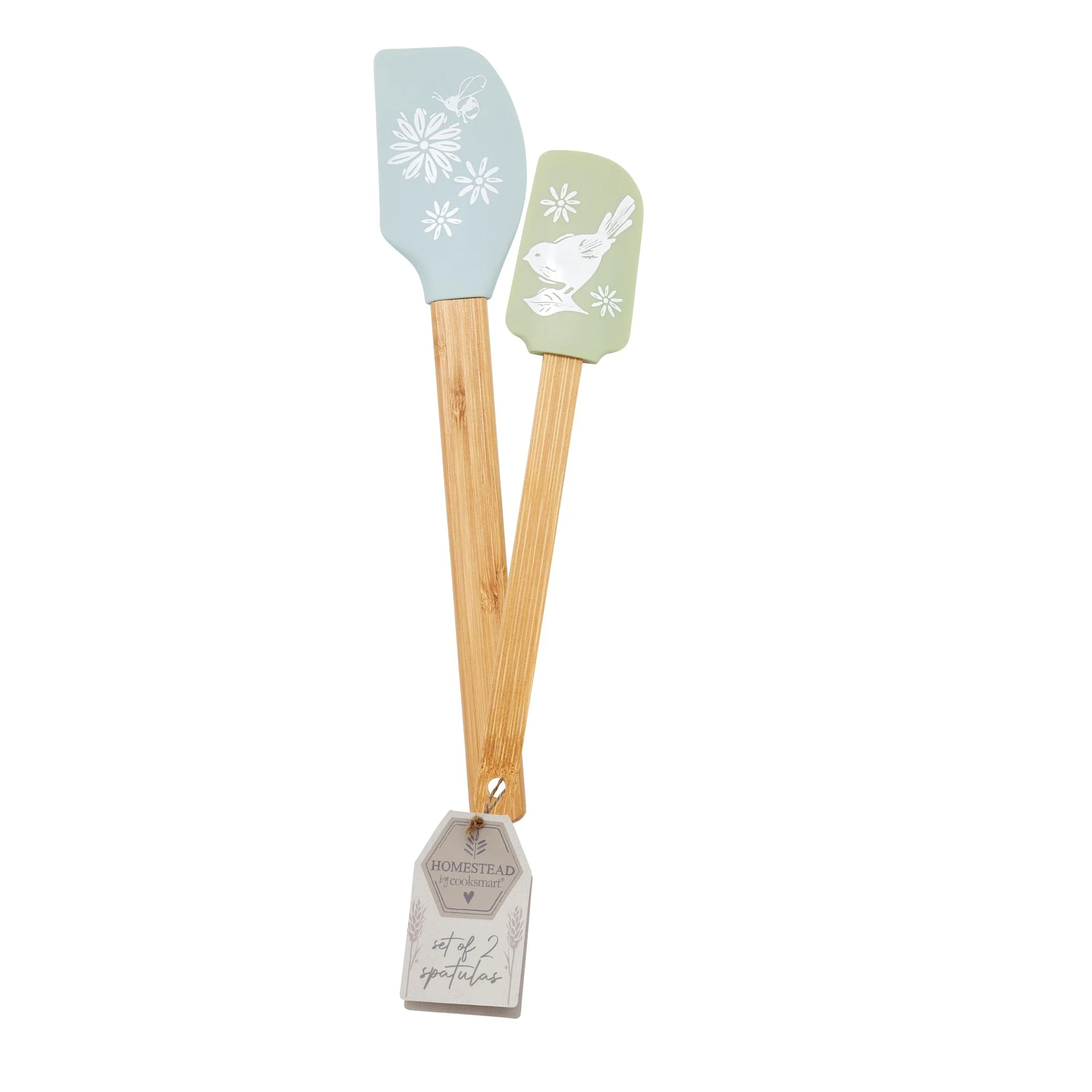 Homestead Set of 2 Bamboo Spatulas - Homestead Set of 2 Bamboo Spatulas - Image 2