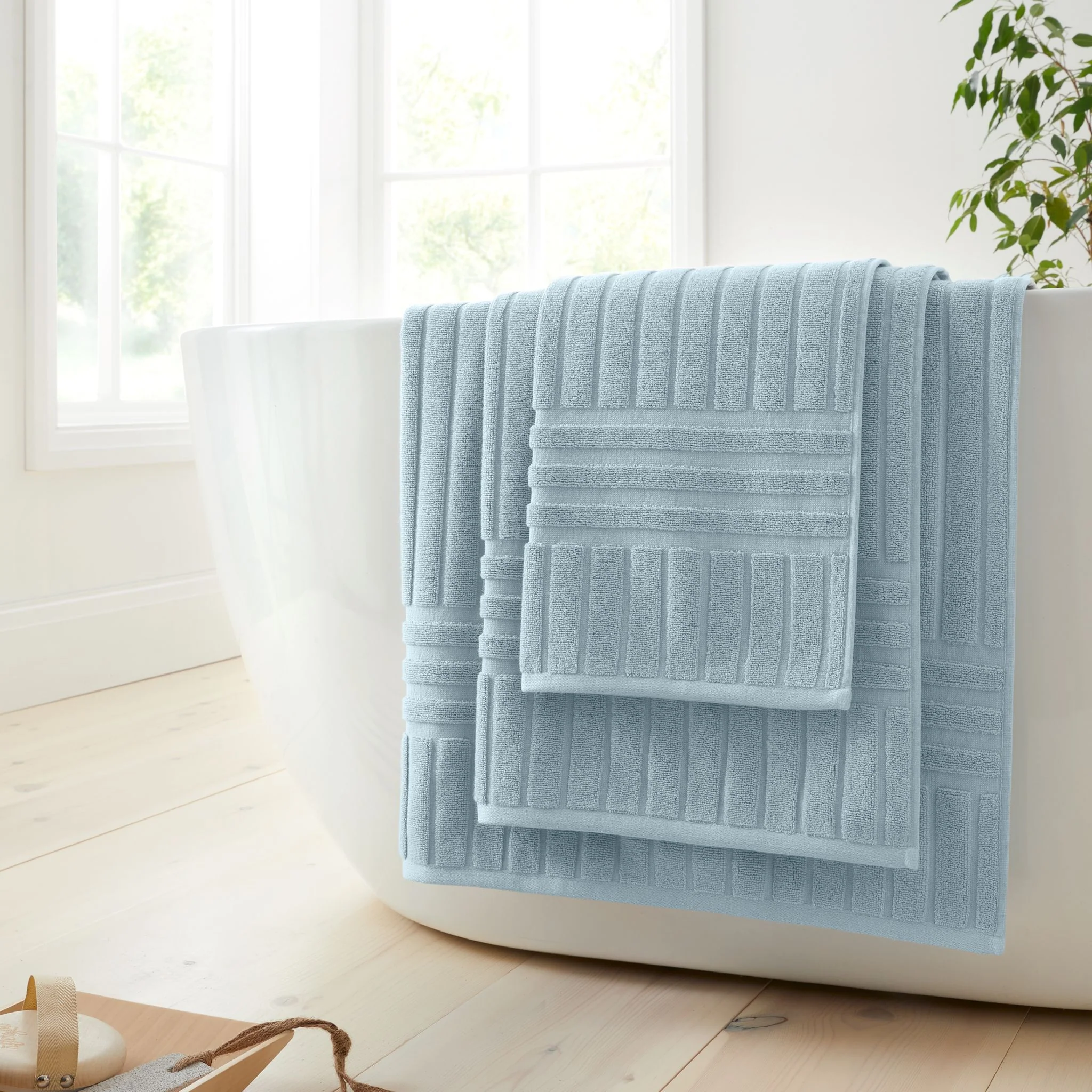 Bianca Hotel Towel Blue - Hotel Hand Towel Blue