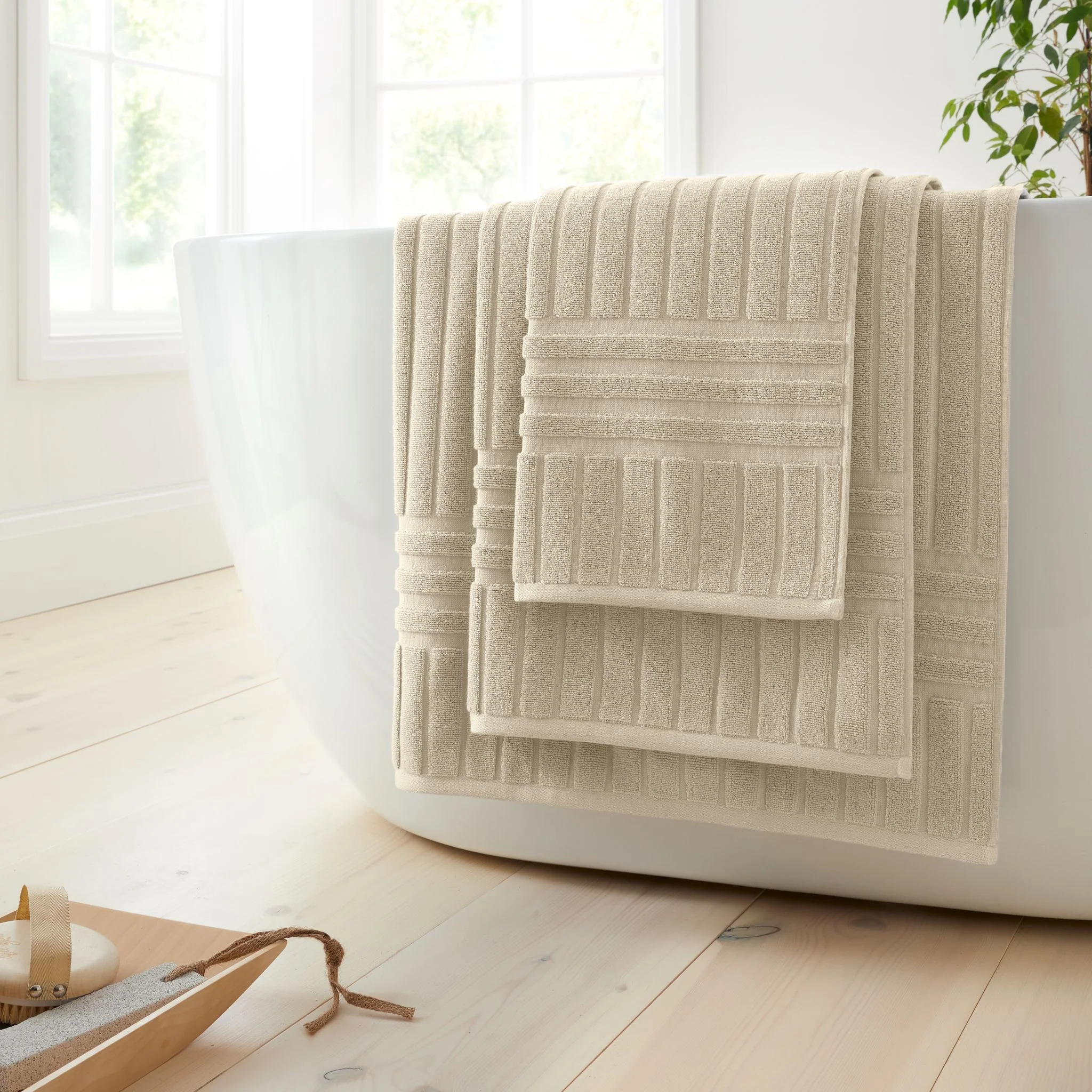 Bianca Hotel Towel Natural - Hotel Bath Sheet Natural