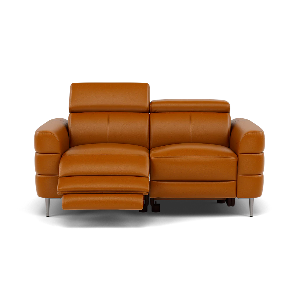 Hoy 2 Seater Recliner Sofa - 2 Str W/ 2 Power Recliner W/ 2 Manual Headrest Cat M - Power with Manual Headrest