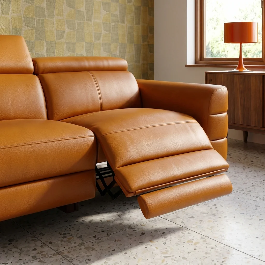 Hoy 2 Seater Recliner Sofa - 2 Str W/ 2 Power Recliner W/ 2 Manual Headrest Fabric - Power with Manual Headrest - Image 4