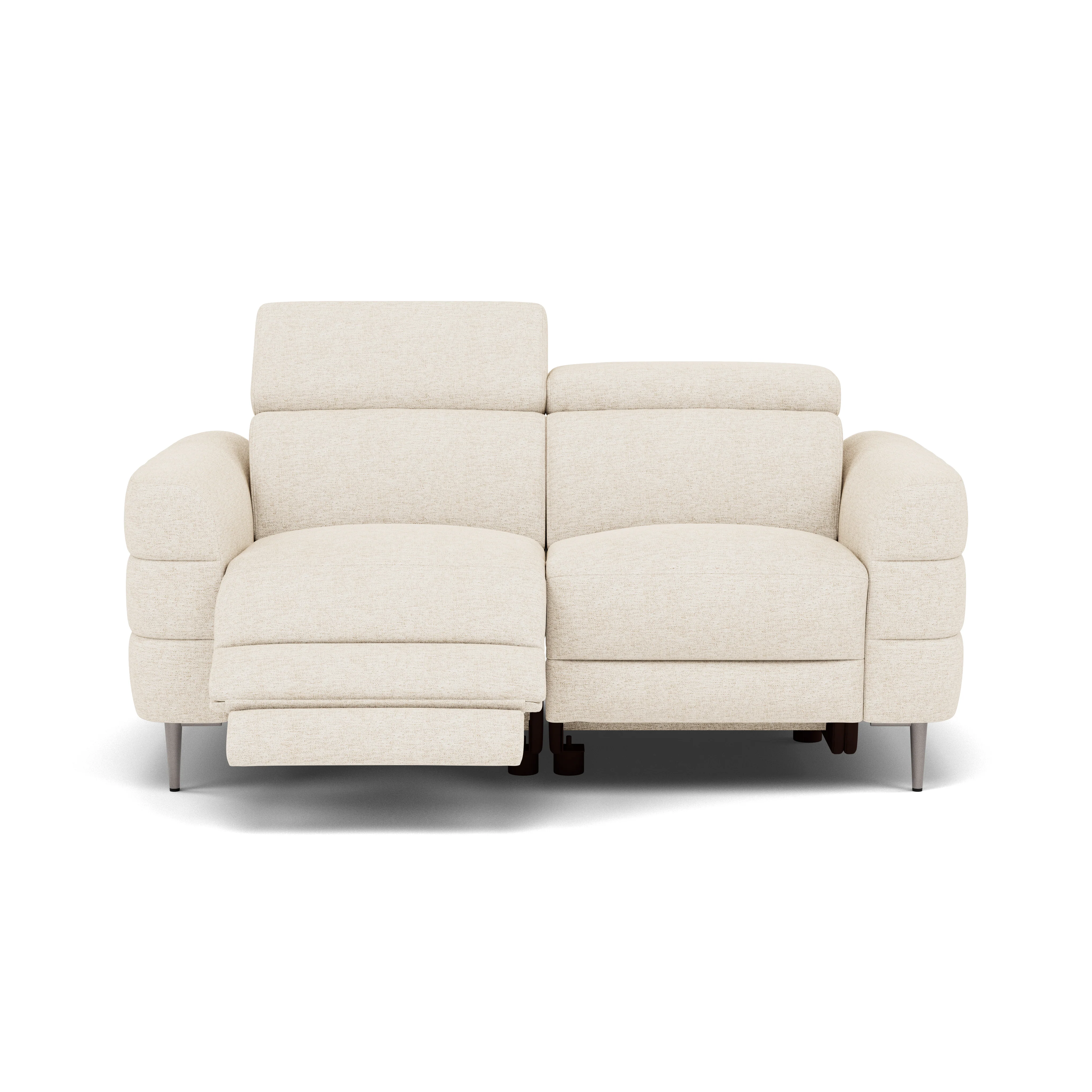 Hoy 2 Seater Recliner Sofa - 2 Str W/ 2 Power Recliner W/ 2 Manual Headrest Fabric - Power with Manual Headrest - Image 6