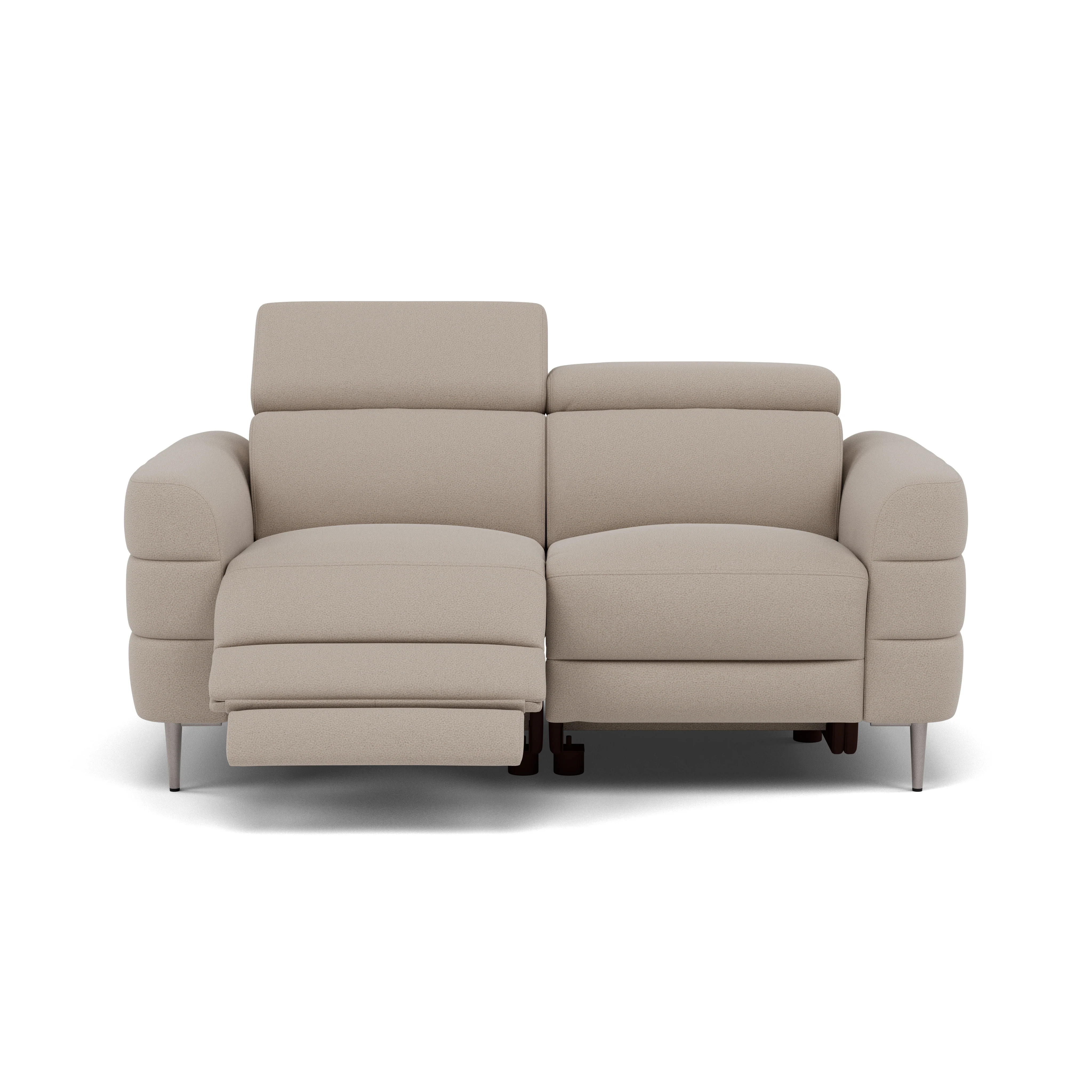 Hoy 2 Seater Recliner Sofa - 2 Str W/ 2 Power Recliner W/ 2 Manual Headrest Fabric - Power with Manual Headrest - Image 7