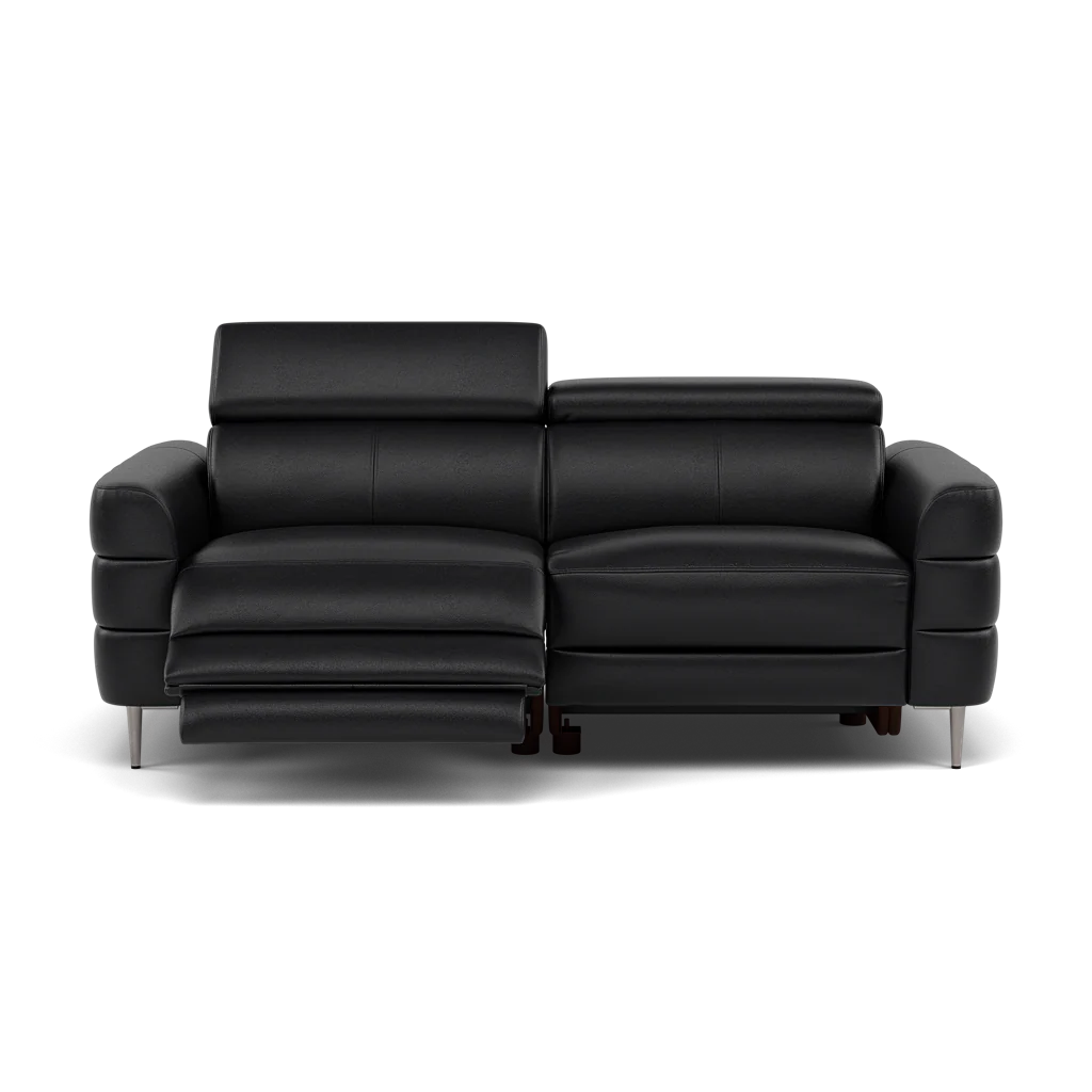 Hoy 3 Seater Recliner Sofa - 3 Str W/ 2 Power Recliner W/ 2 Manual Headrest Cat M - Power with Manual Headrest - Image 7