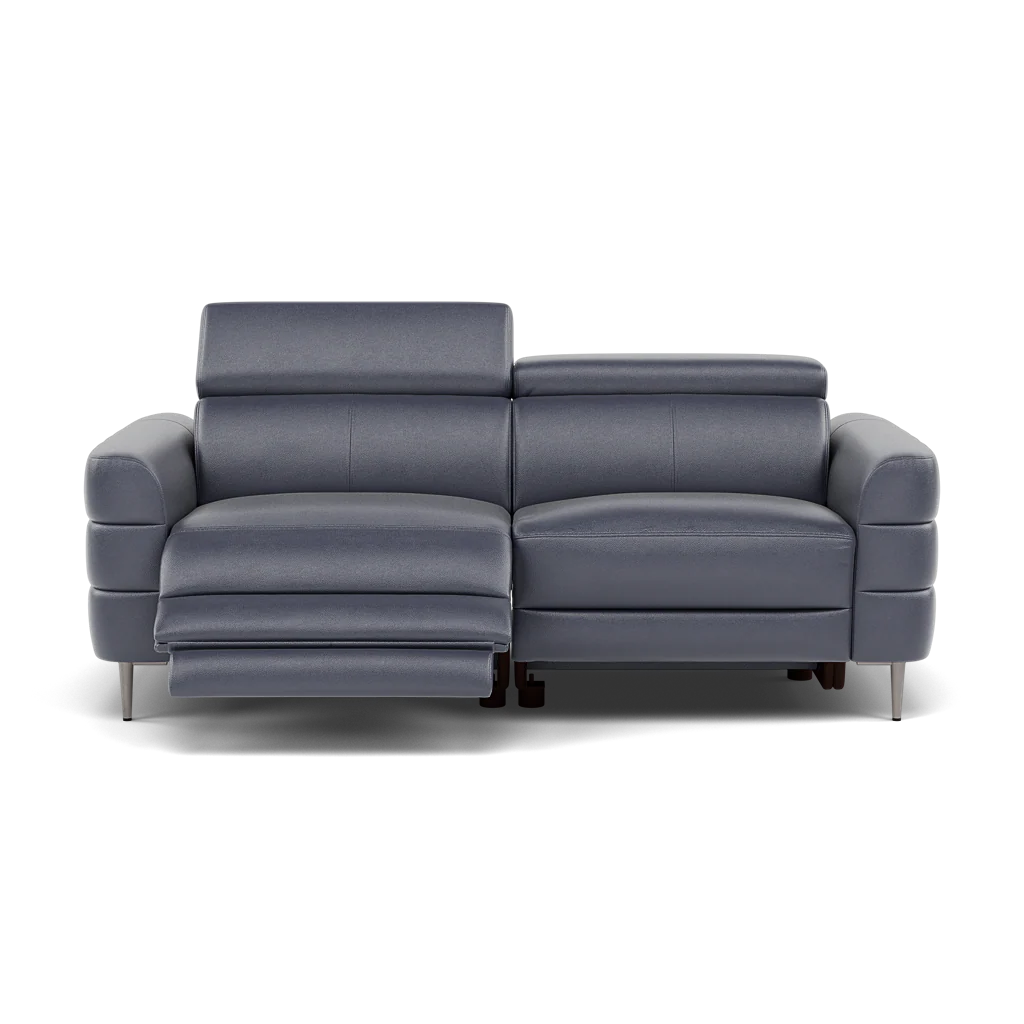 Hoy 3 Seater Recliner Sofa - 3 Str W/ 2 Power Recliner W/ 2 Manual Headrest Cat NL/O - Power with Manual Headrest
