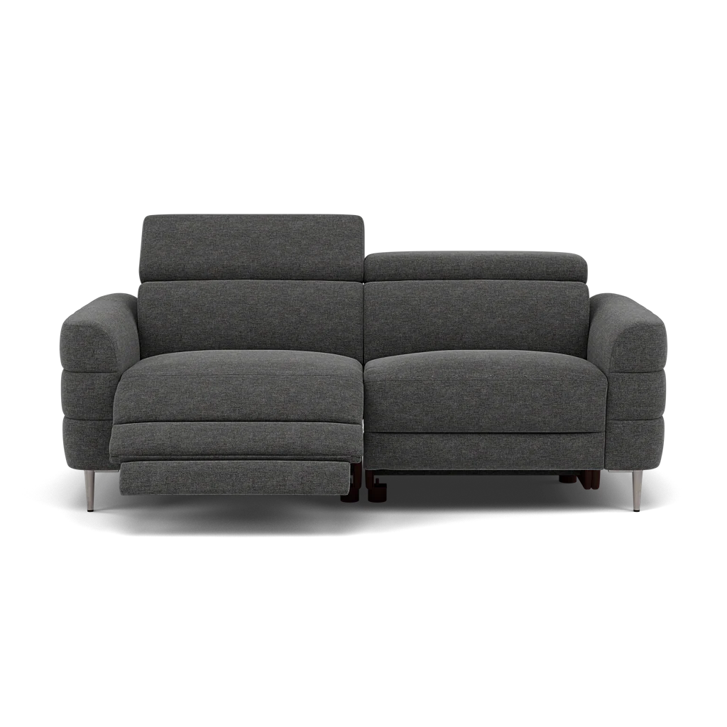 Hoy 3 Seater Recliner Sofa - 3 Str W/ 2 Power Recliner W/ 2 Power Headrest Fabric - Power with Power Headrest & USB - Image 3