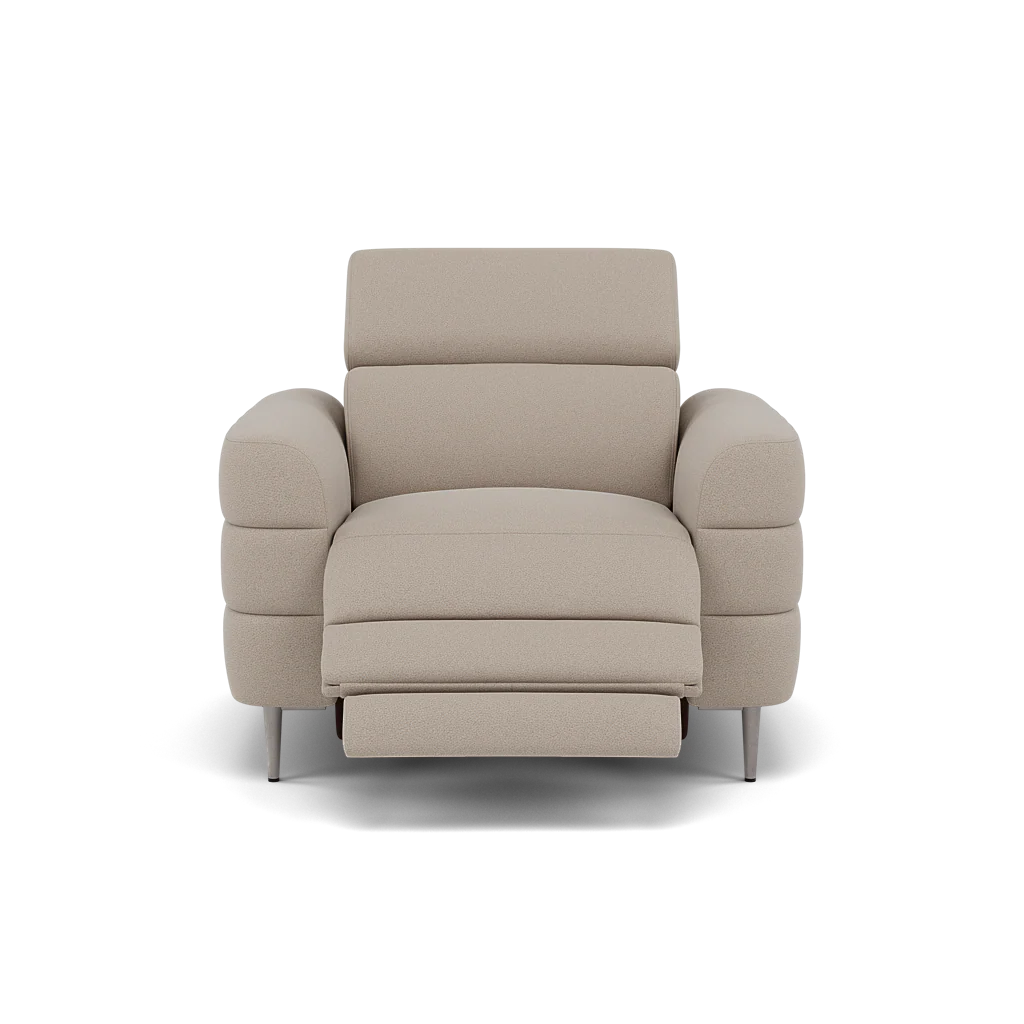 Hoy Recliner Armchair - Chair W/ Power Recliner W/ Manual Headrest Fabric - Power with Manual Headrest - Image 6