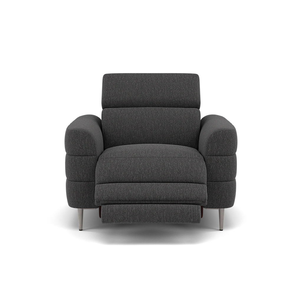 Hoy Recliner Armchair - Chair W/ Power Recliner W/ Manual Headrest Fabric - Power with Manual Headrest - Image 8