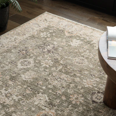 Hydra Ornate Green Rug - Ornate Green 120 x 160cm - 120cm x 160cm - Image 3