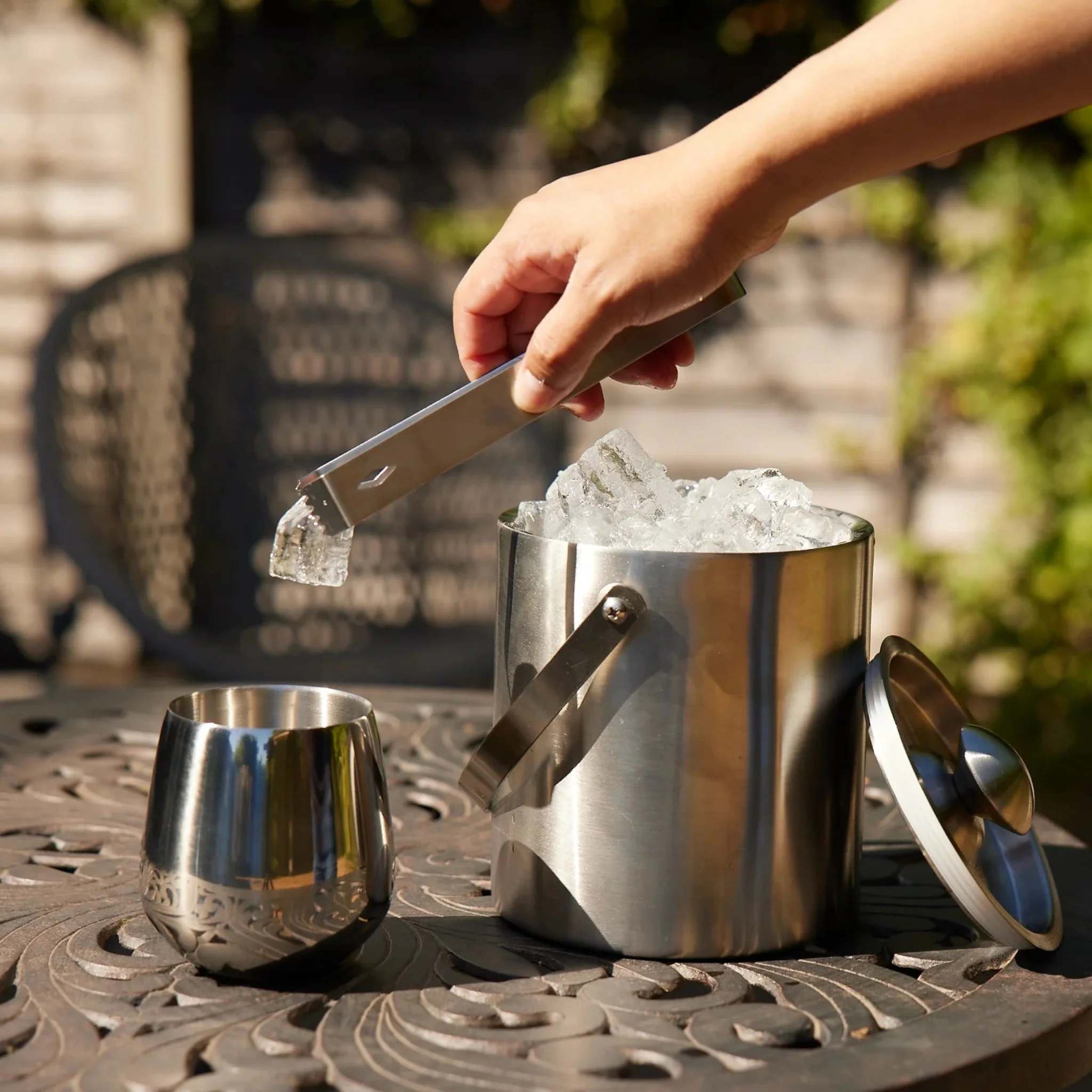 Ice Bucket Silver Set - Ice Bucket Silver Set - Image 2