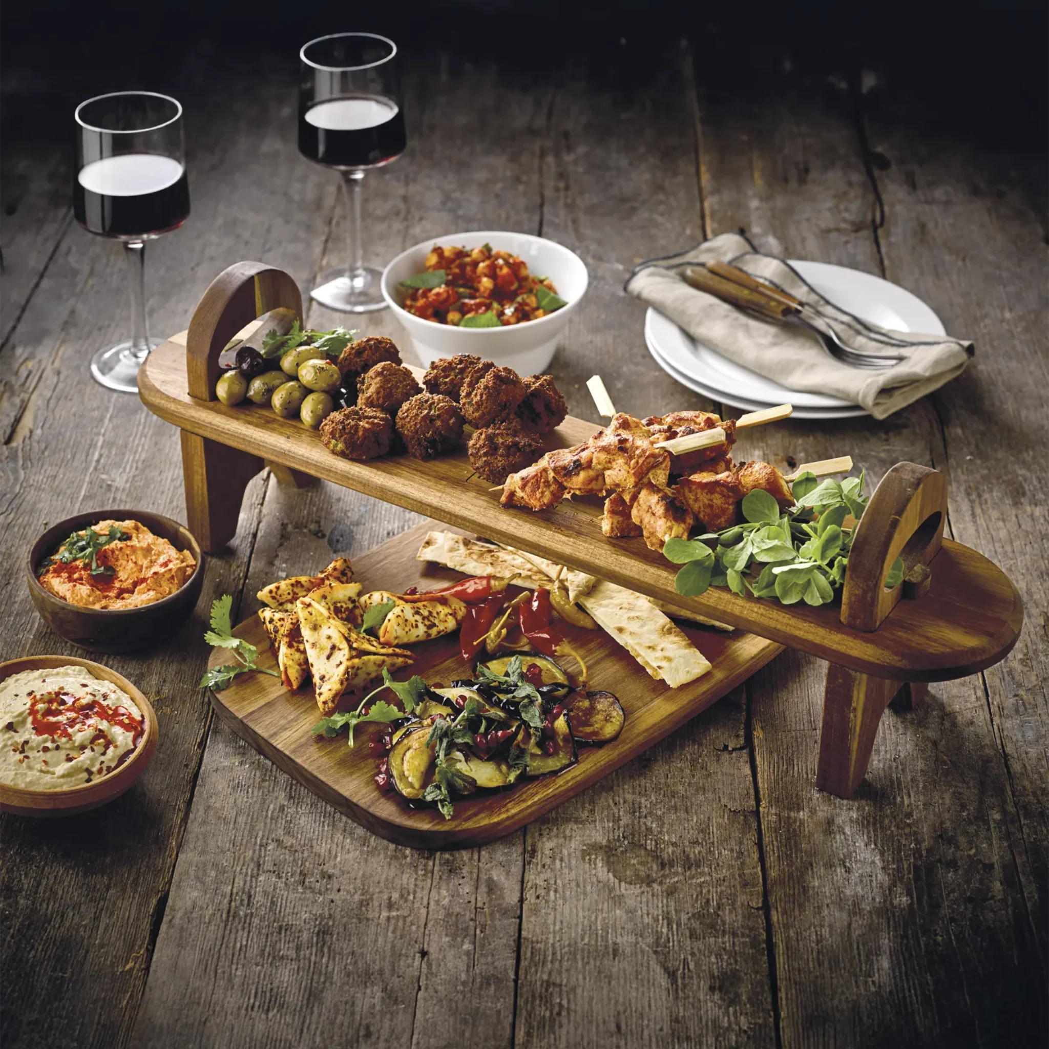 James Martin Raised Serving Board Set