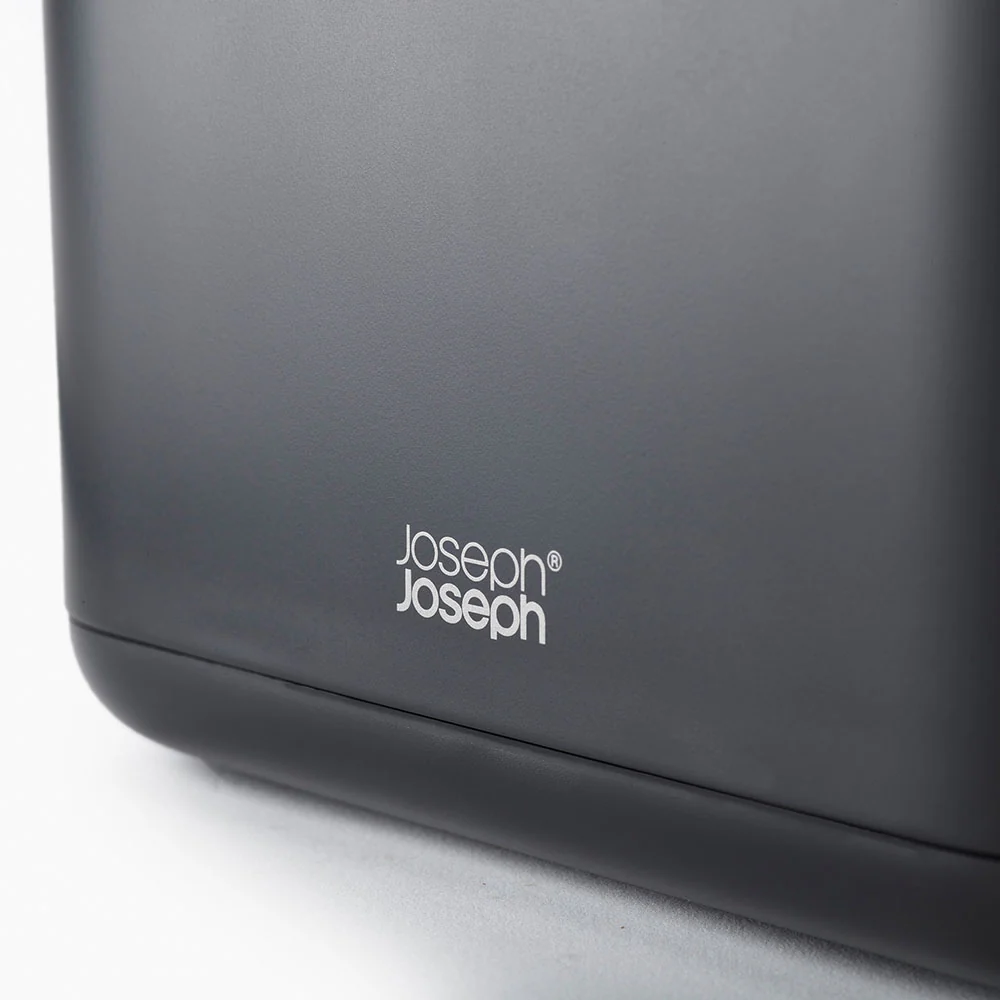 Joseph Joseph Bathroom Black Large Toothbrush Caddy - EasyStore Large Toothbrush Caddy Matt Black - Image 4