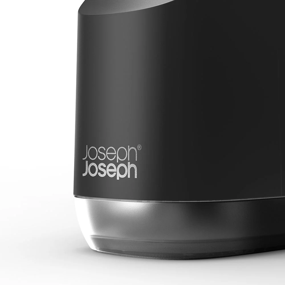 Joseph Joseph Bathroom Black Soap Pump - Slim Compact Soap Pump Matt Black - Image 4