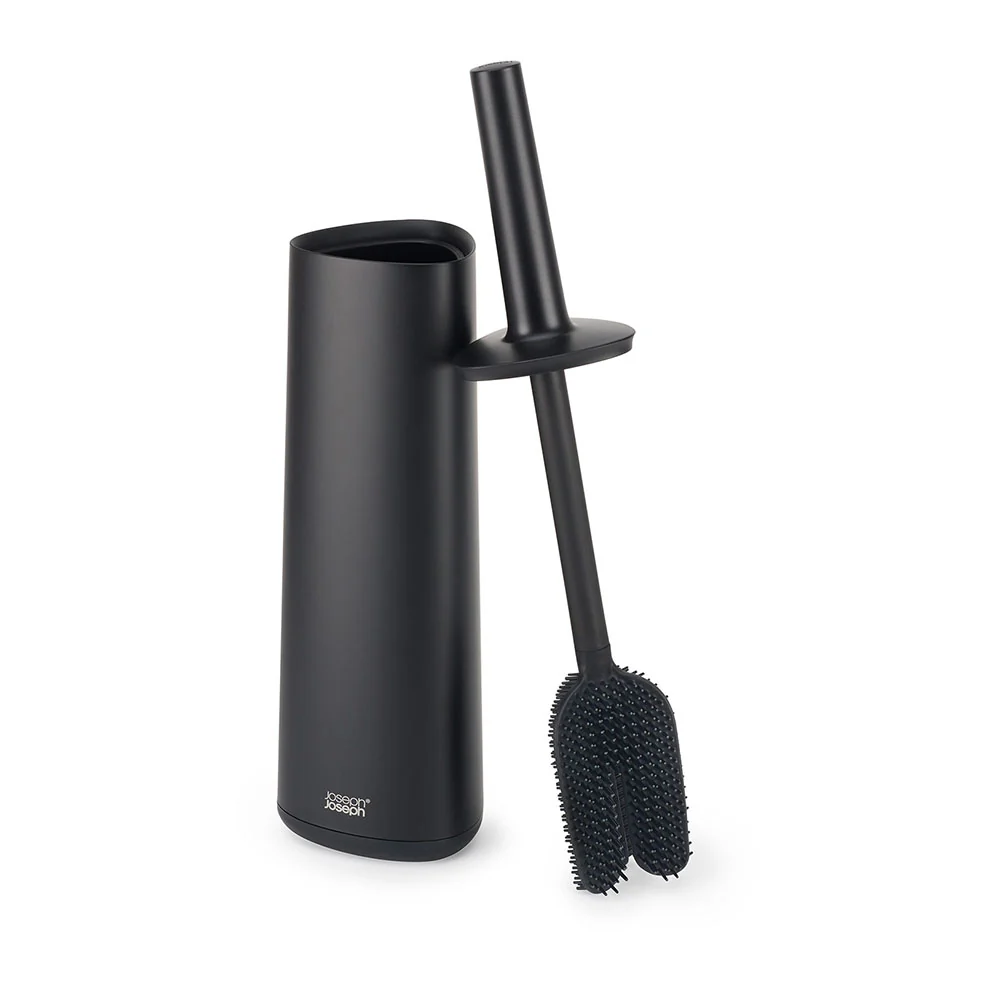 Joseph Joseph Bathroom Black Toilet Brush - Flex 360 Toilet Brush Matt Black - Image 3