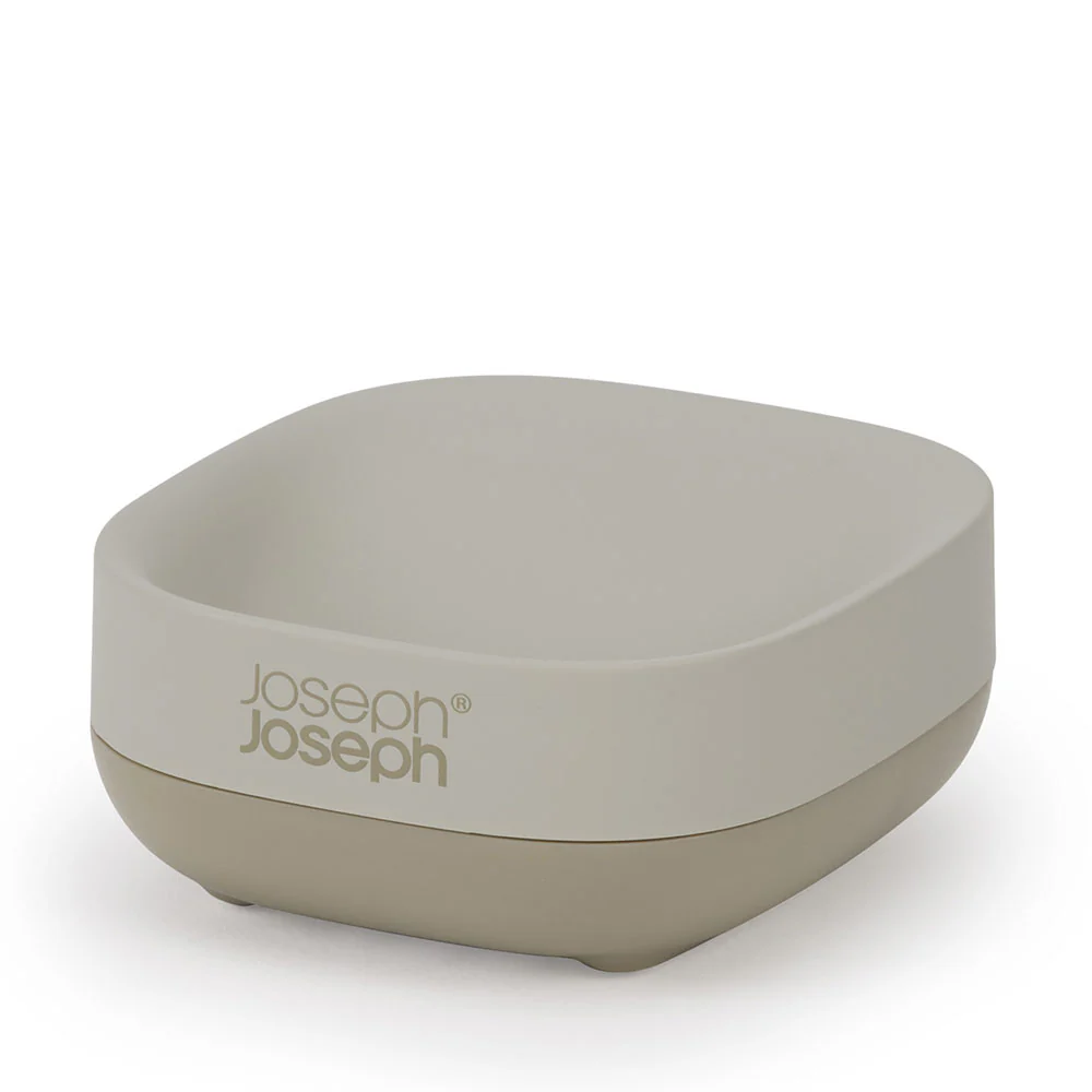 Joseph Joseph Bathroom Cream Soap Dish - Slim Soap Dish Ecru - Image 2