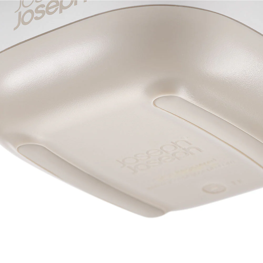 Joseph Joseph Bathroom Cream Soap Dish - Slim Soap Dish Ecru - Image 4