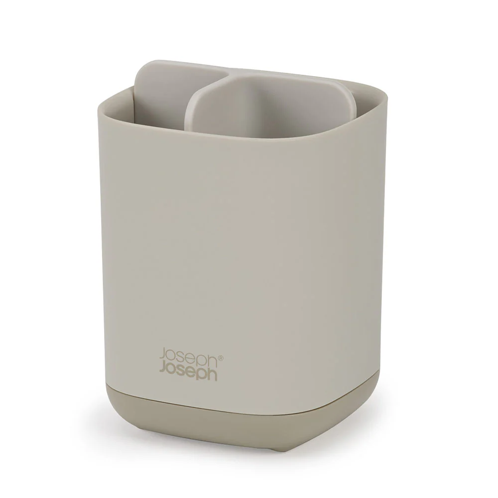 Joseph Joseph Bathroom Cream Toothbrush Caddy - EasyStore Toothbrush Caddy Ecru - Image 2