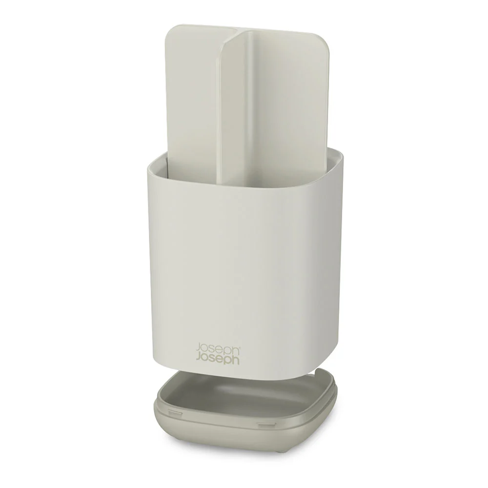Joseph Joseph Bathroom Cream Toothbrush Caddy - EasyStore Toothbrush Caddy Ecru - Image 3