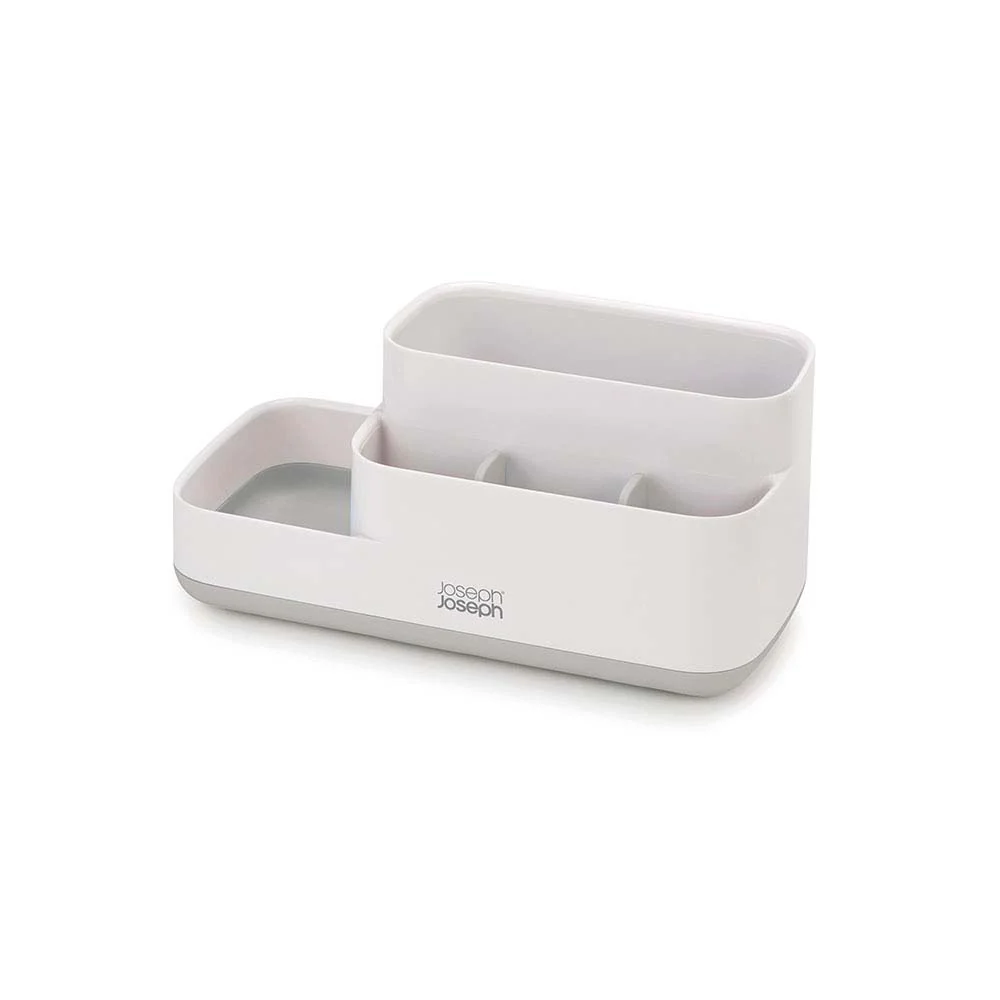 Joseph Joseph Bathroom Grey Caddy - Easy Store Bathroom Caddy White & Grey - Image 2