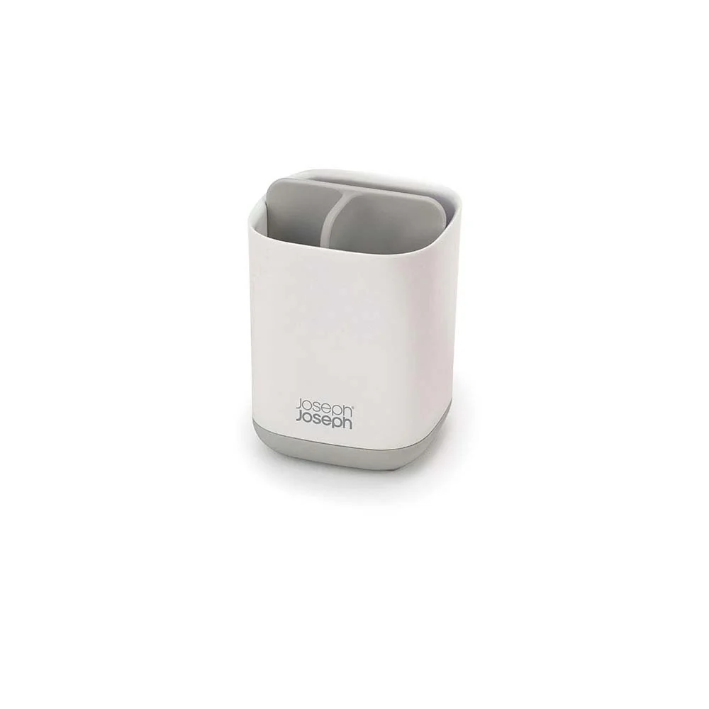 Joseph Joseph Bathroom Grey Toothbrush Caddy - Easy Store Toothbrush Caddy White&Grey - Image 2