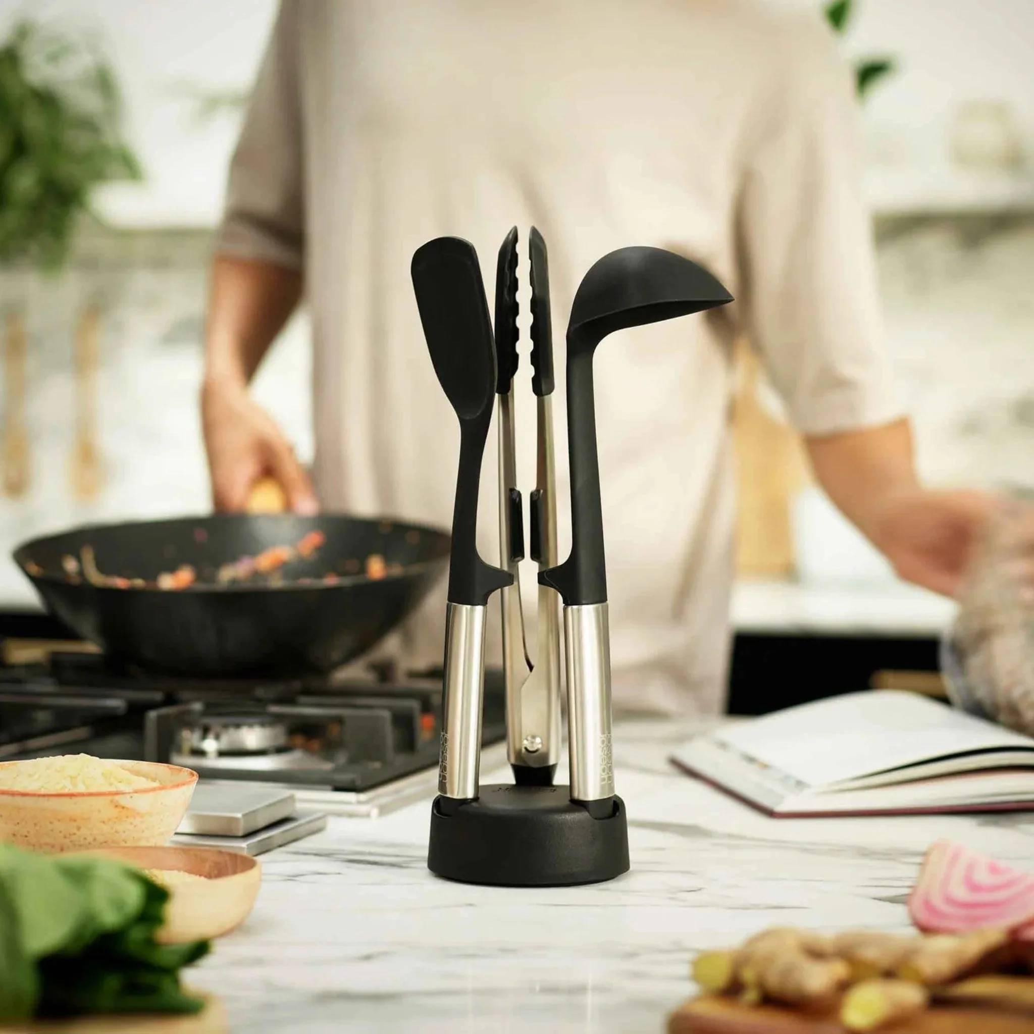 Joseph Joseph Elevate Fusion 3 Piece Utensil Set - Elevate Fusion 3pc Silicone Utensil Set