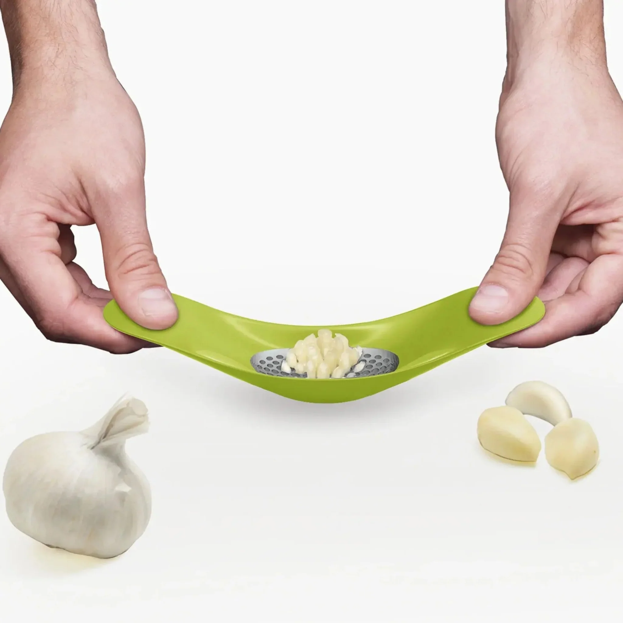 Joseph Joseph Green Rocker Garlic Crusher - Rocker Garlic Green