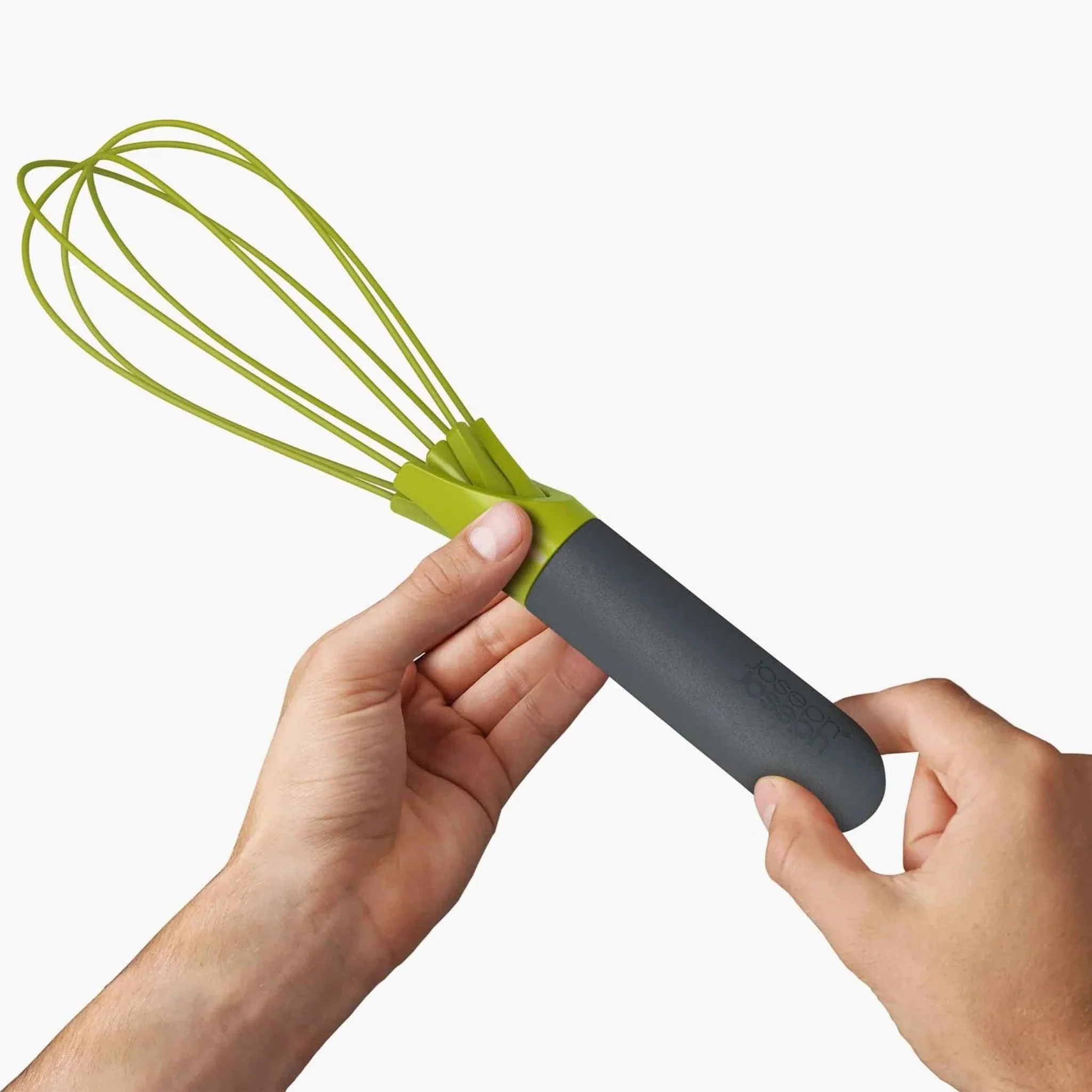 Joseph Joseph Grey and Green Twist Whisk - Twist Whisk Grey/Green