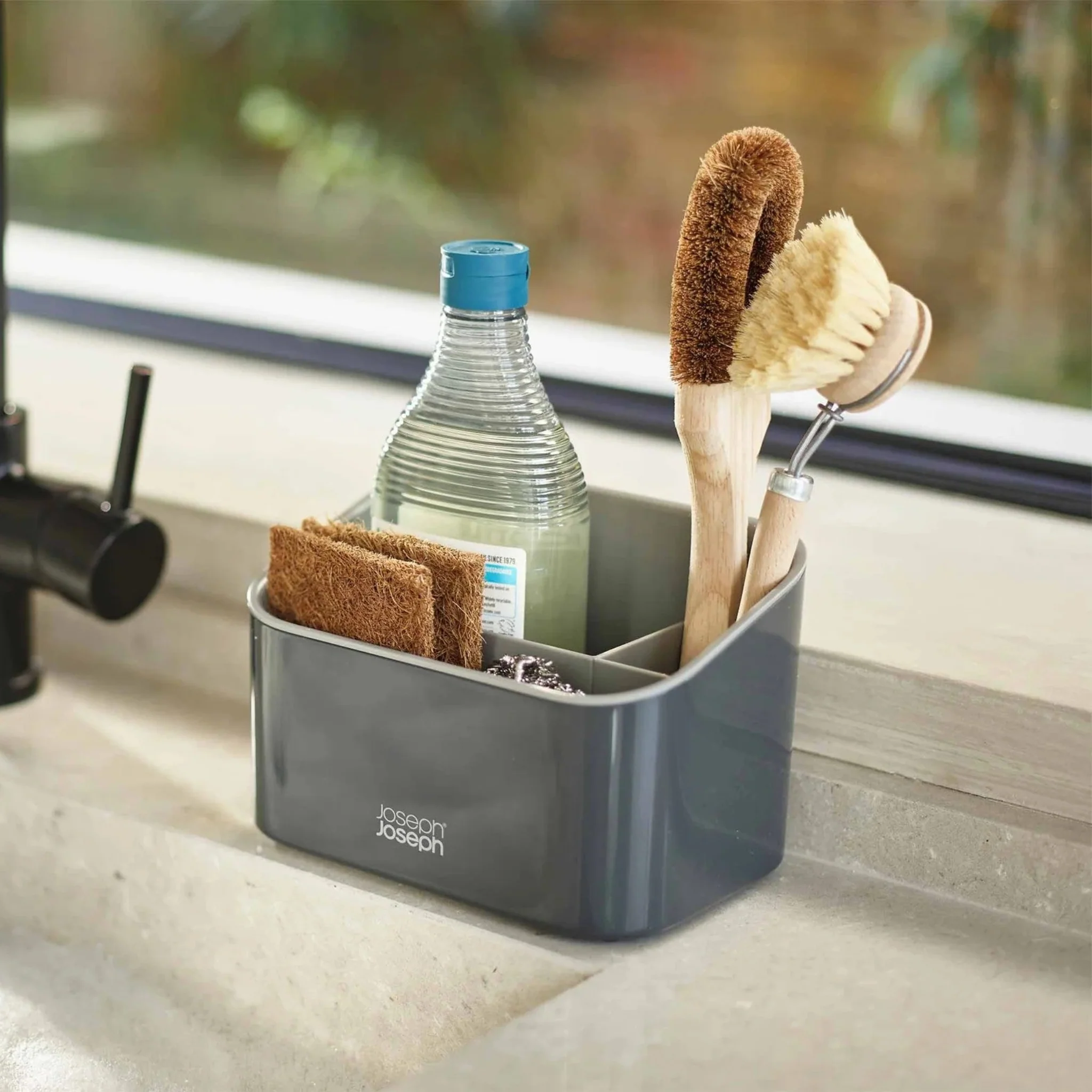 Joseph Joseph Grey SinkStore Tiered Sink Tidy - SinkStore Tiered Sink Tidy Grey