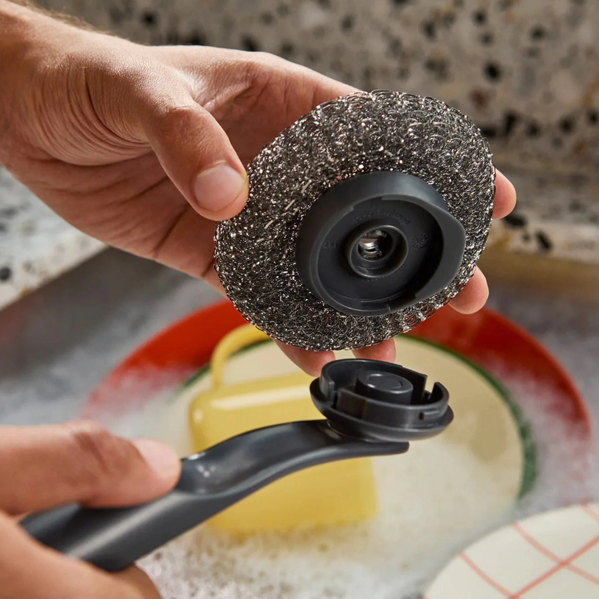 Joseph Joseph Set Of 2 Scourer Heads - Scourer Head 2 pack - Image 2