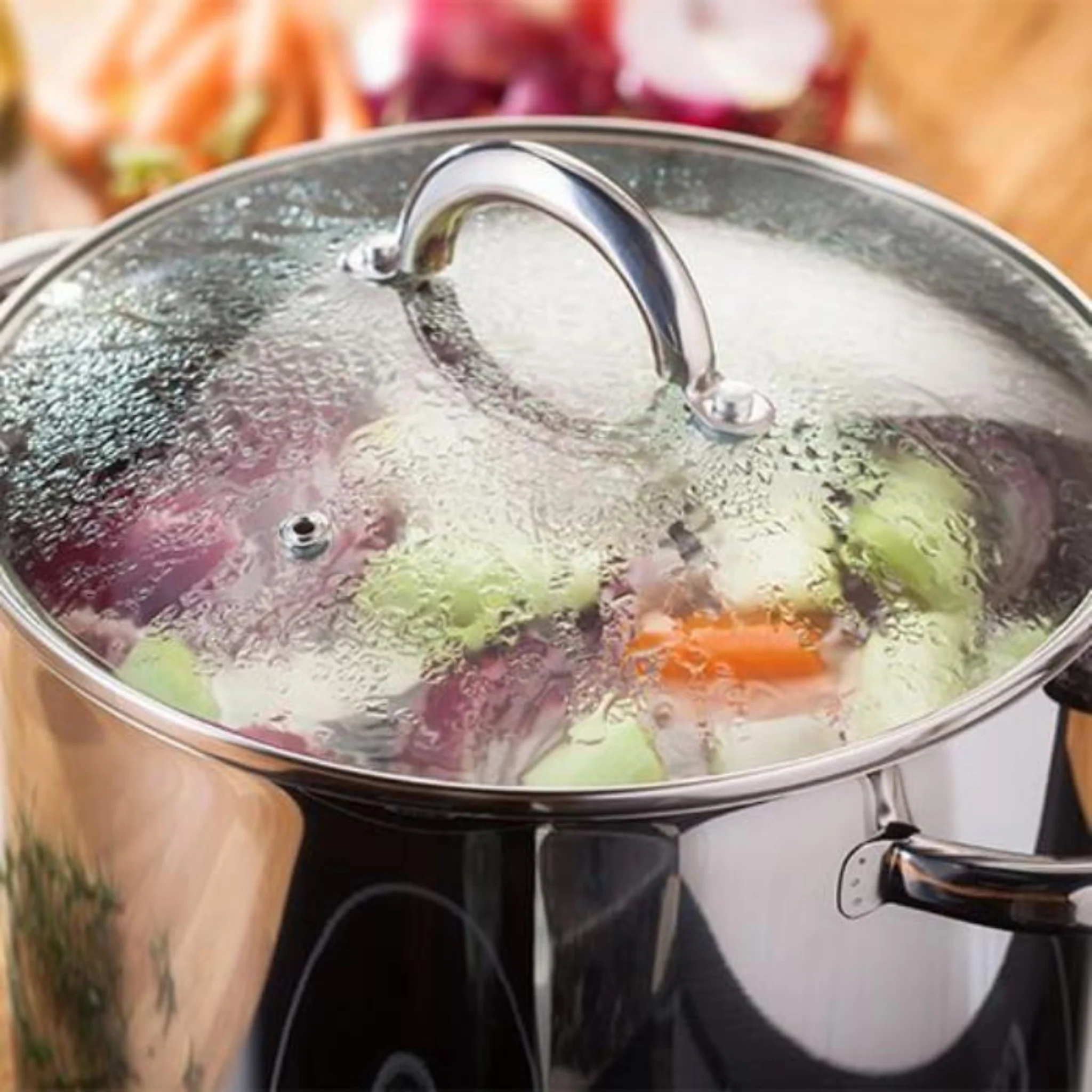 Judge Glass Lid Stockpot - Judge Stockpots Glass Lid 24CM - Image 2