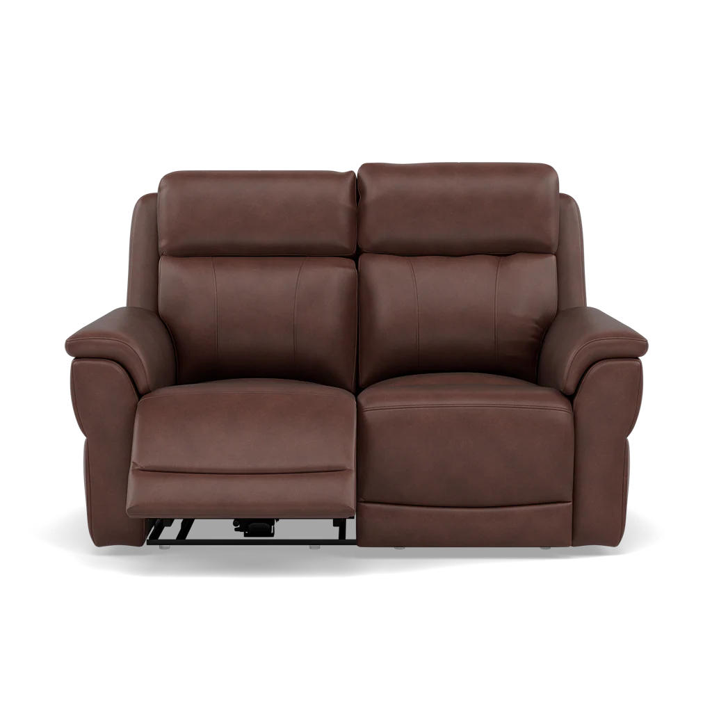 Juno 2 Seater Recliner Sofa - 2 Seater Sofa 2 Power Recliners Lumbar Support Cat 55 - Power with Power Lumbar & USB