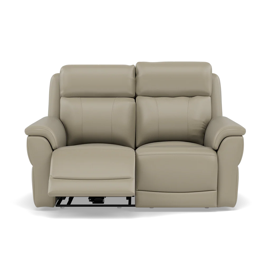 Juno 2 Seater Recliner Sofa - 2 Seater Sofa 2 Power Recliners Lumbar Support Cat 60 - Power with Power Lumbar & USB