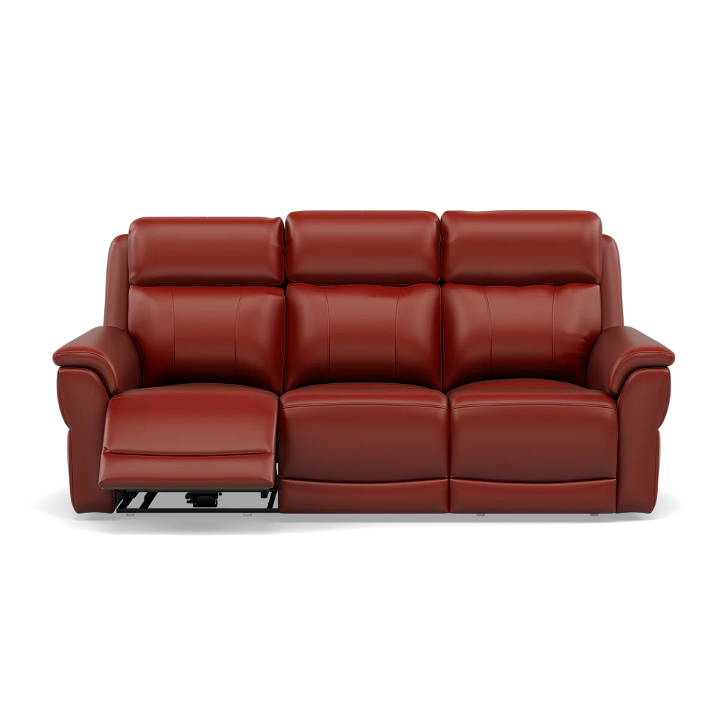 Juno 3 Seater Recliner Sofa - 3 Seater Sofa 2 Power Recliners Lumbar Support Cat 60 - Power with Power Lumbar & USB - Image 12
