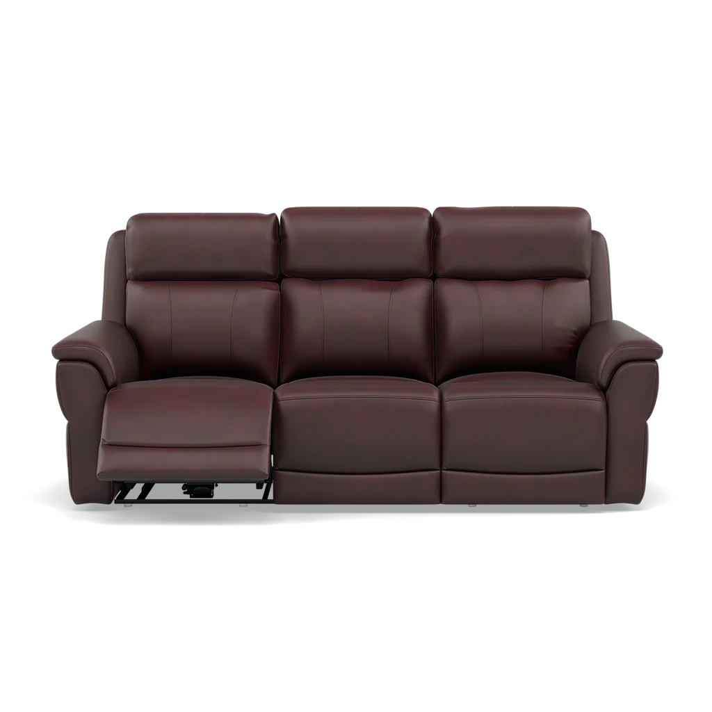 Juno 3 Seater Recliner Sofa - 3 Seater Sofa 2 Power Recliners Lumbar Support Cat 60 - Power with Power Lumbar & USB - Image 14