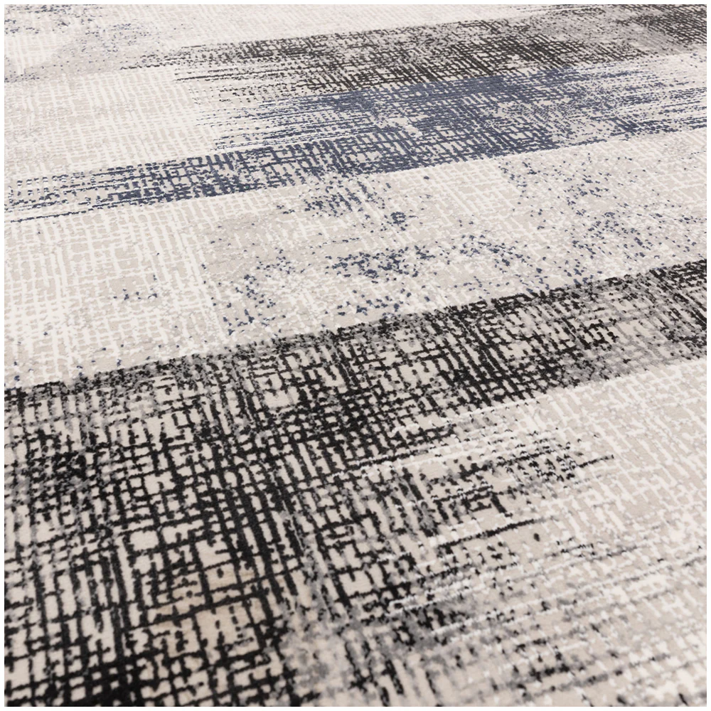 Karis Lines Blue Rug - Lines Blue - 120cm x 170cm - Image 4