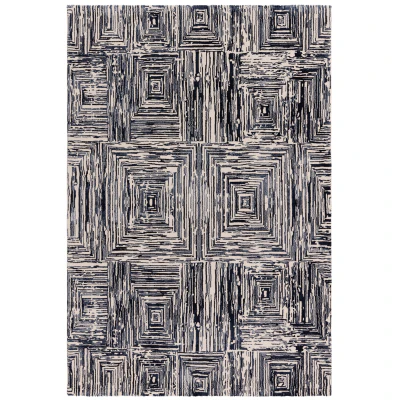 Karis Portrait Navy Rug - Portrait Navy 200 x 290cm - 200cm x 290cm