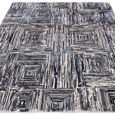 Karis Portrait Navy Rug - Portrait Navy 200 x 290cm - 200cm x 290cm - Image 3