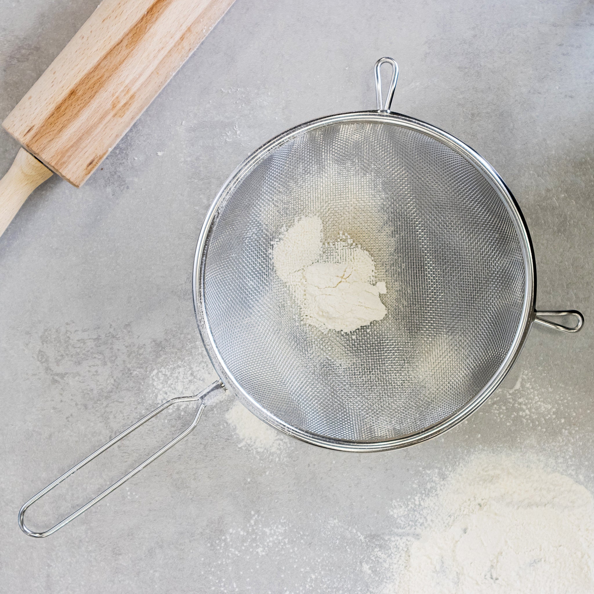 KitchenCraft Round Strainer - KC Strainer Round Stainless Steel 20CM
