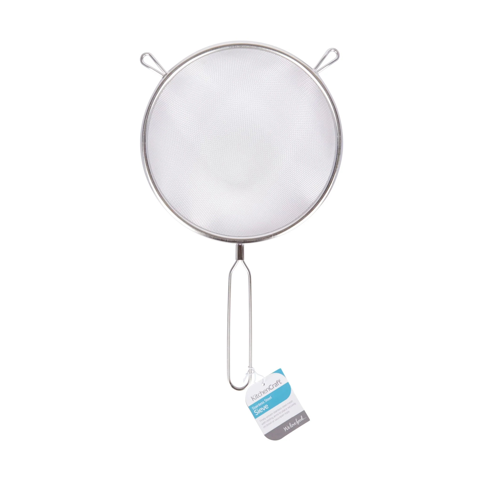 KitchenCraft Round Strainer - KC Strainer Round Stainless Steel 20CM - Image 2