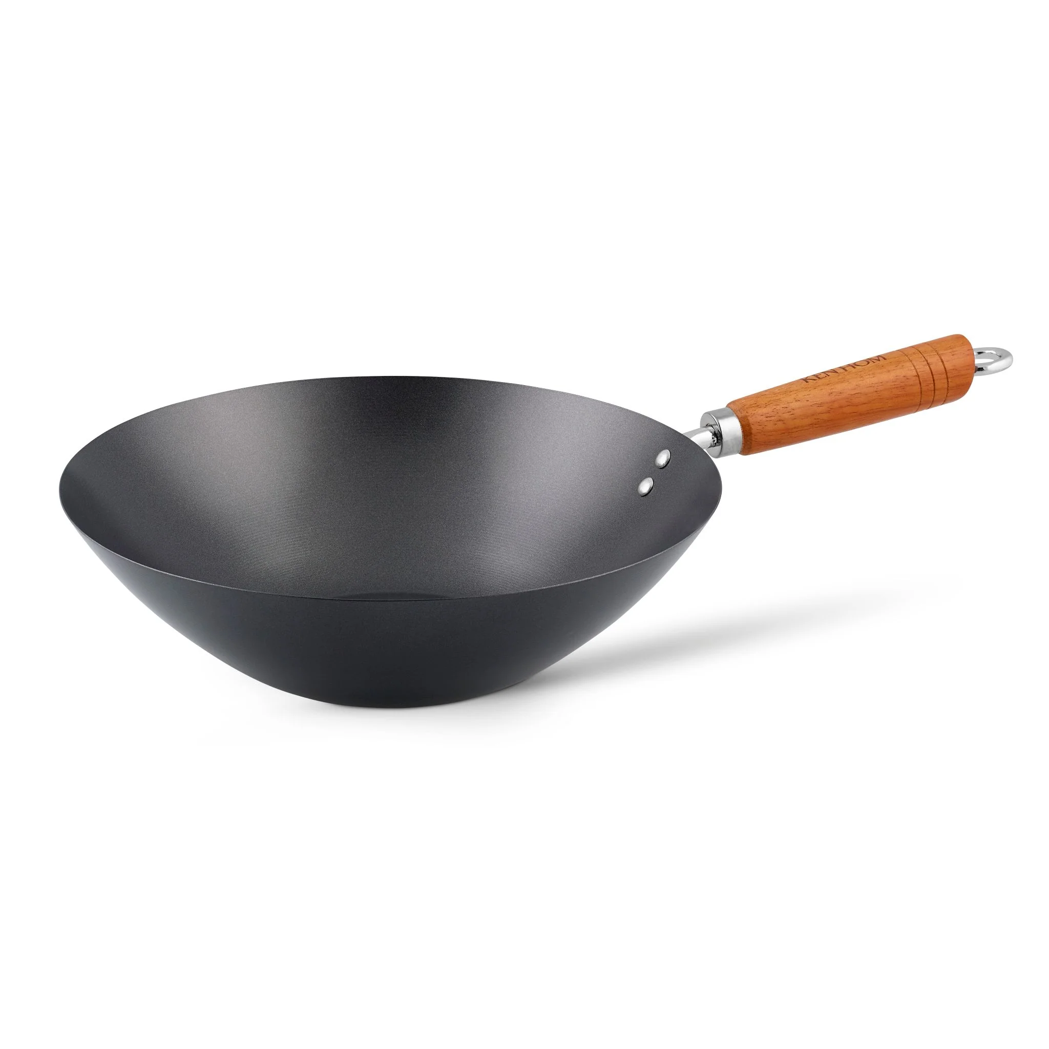 Ken Hom Classic Non-Stick Steel Wok - 31CM NS Wok Classic - Image 2