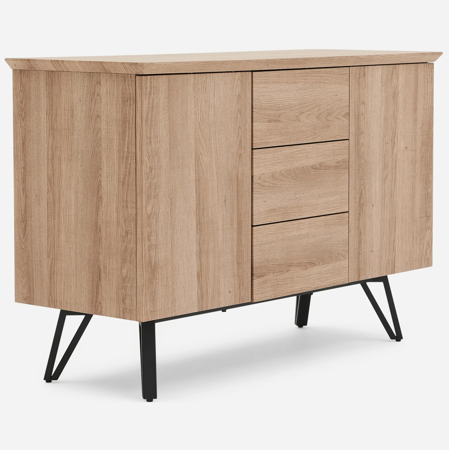 Kito Sideboard - Sideboard Faux Antique Oak / Black Powder - Image 5