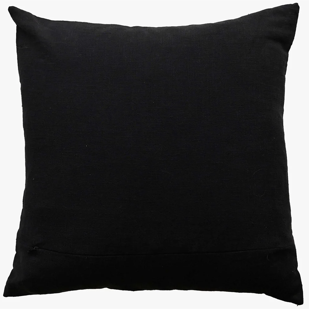 Klee Art Deco Stich Black Square Cushion - DISC Klee Art Deco Stitch Black 45x45CM Cushion - Image 2