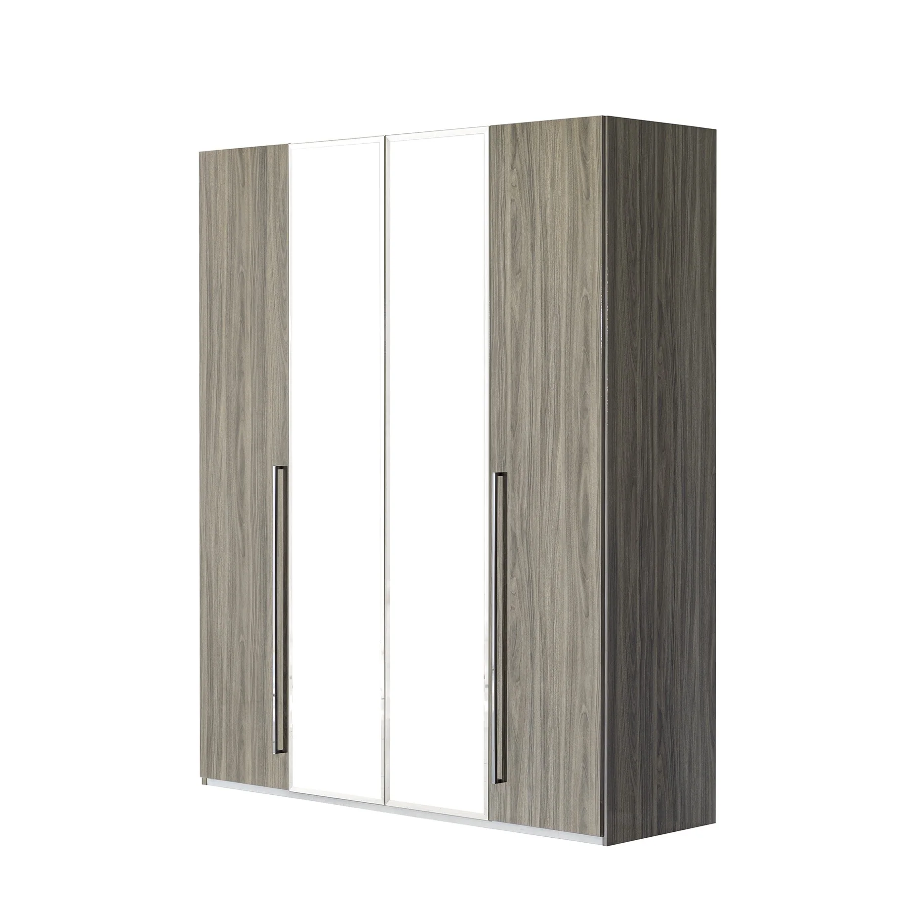 Kroma 4 Door Wardrobe - 4 Door Wardrobe Venetian Grey - Venetian Grey