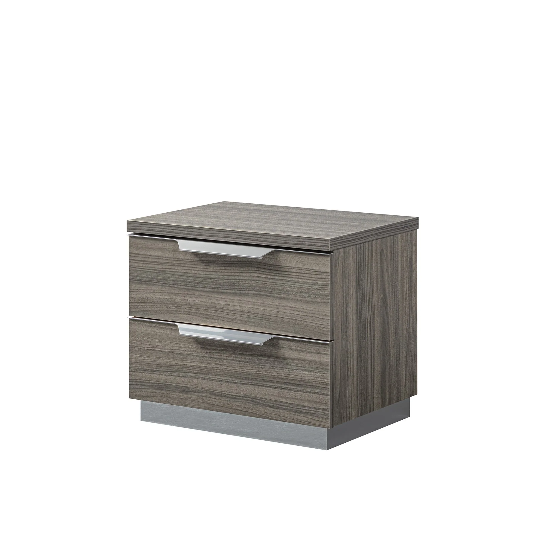 Kroma Bedside Cabinet - Mini Night Table Venetian Grey - Venetian Grey