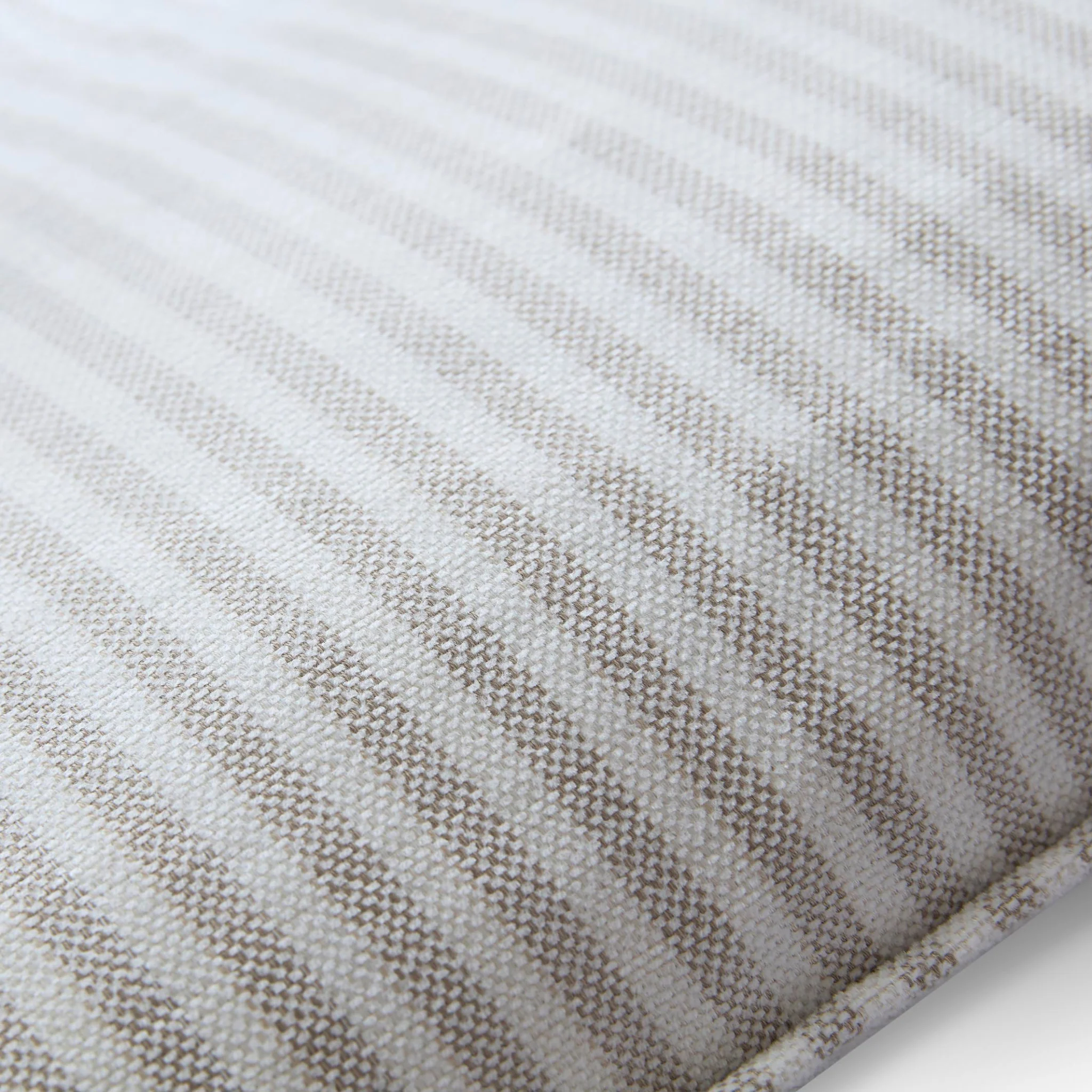 Laura Ashley Cornish Stripe Cushion Natural - LA Cornish Stripe 30X50CM Cushion Natural - Image 2