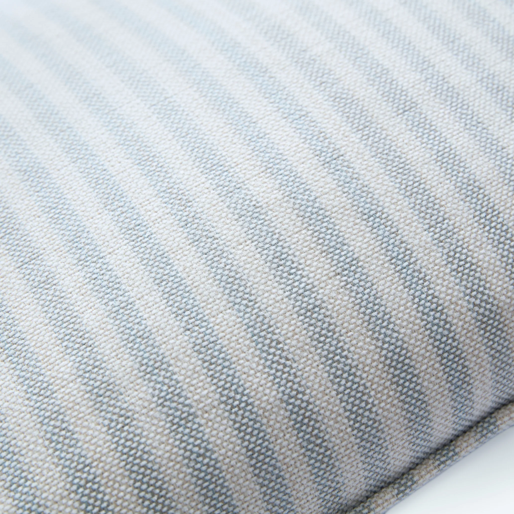 Laura Ashley Cornish Stripe Cushion Blue - LA Cornish Stripe 30X50CM Cushion Slate Blue - Image 3